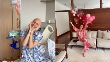 Atriz Dani Gondim anuncia remissão do câncer após última sessão de quimioterapia