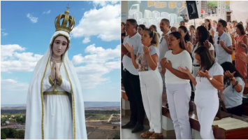 Maior imagem de Nossa Senhora de Fátima: devotos lotam primeira festa de 13 de maio em novo santuário