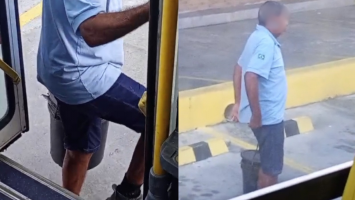 Homem é obrigado a deixar ônibus coletivo após motorista reclamar de peixe transportado em balde