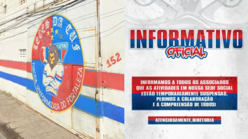 Torcida organizada do Fortaleza suspende atividades na sede, e polícia investiga ameaça de facção