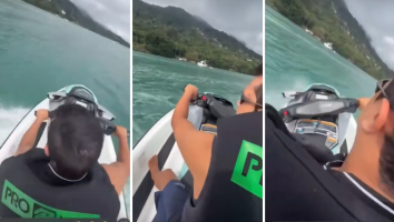 VÍDEO mostra homem pilotando moto aquática antes de desaparecer no mar em Ilhabela, SP
