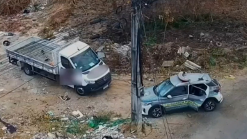 Guarda Municipal flagra descarte de lixo em área de proteção de Fortaleza, apreende veículo e aplica multa