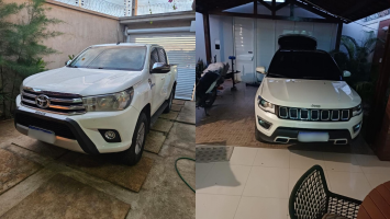 SW4, Compass e Hillux: 60 automóveis são apreendidos em operação contra o CV que prendeu 28 pessoas