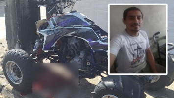 Vídeo: Homem que testava quadriciclo após conserto colide com poste e morre em Fortaleza
