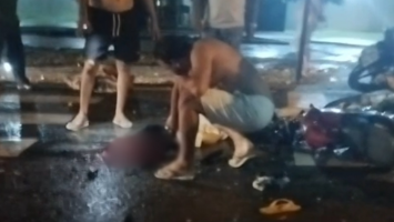 Colisão entre motos deixa dois mortos e uma mulher ferida na CE-060, em Itapiúna