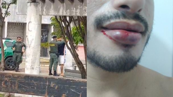 Vídeo: pai é agredido por policiais em abordagem após deixar filhos na escola, em Fortaleza