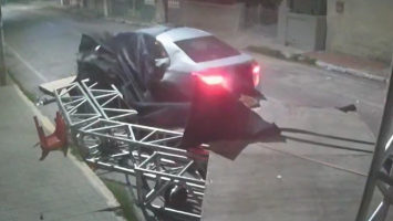 Empresário que bateu em palco e atropelou 2 pessoas não paga fiança de R$ 108 mil e segue preso