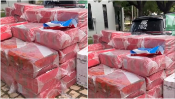 PM apreende quase 3 mil maços de cigarro e prende homem no Ceará